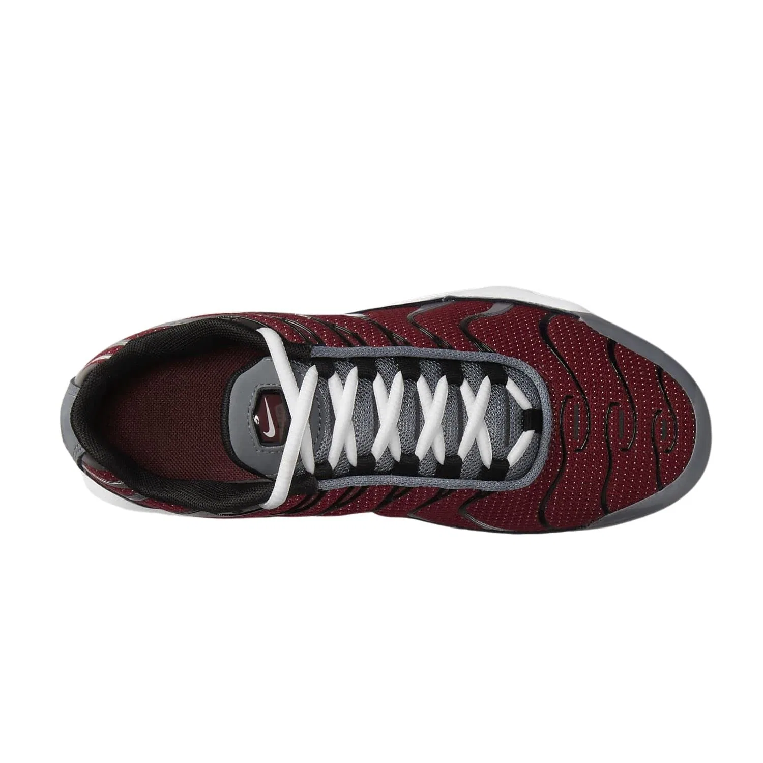 Детские кроссовки для мальчиков с сетчатым верхом NIKE Air Max Plus GS NIKE, Team Red White Black Cool Grey 602 — фото 3