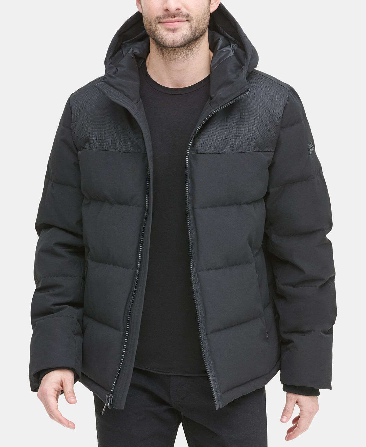 

Мужской пуховик из смешанной ткани, созданный для macy's DKNY, черный