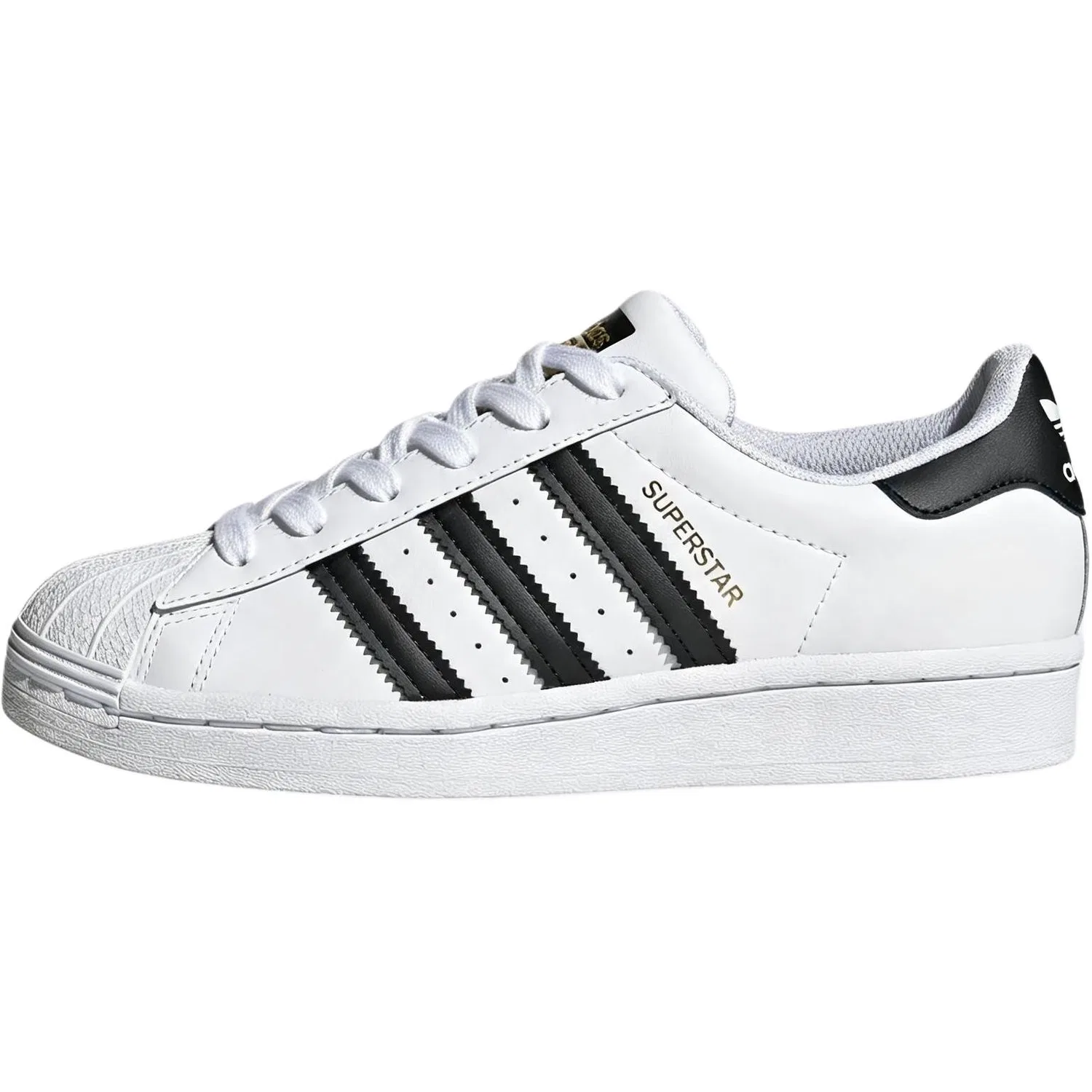 Детские кроссовки с мысом-ракушкой Superstar J Shell Toe Adidas Originals, White Black