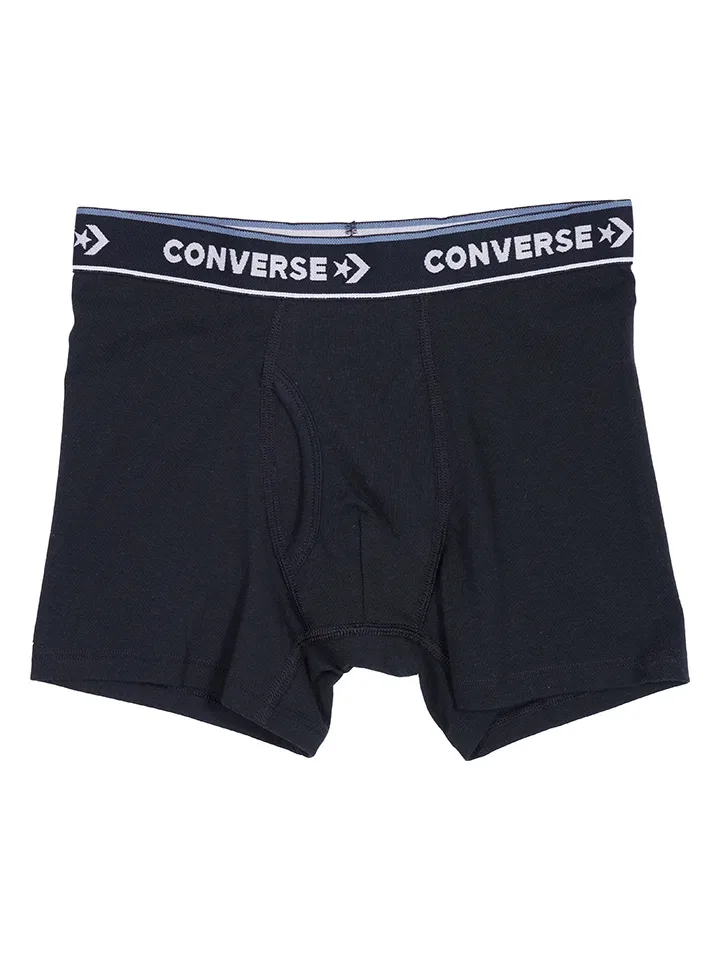 Боксеры комплект из 2 штук Converse, белый черный — фото 4