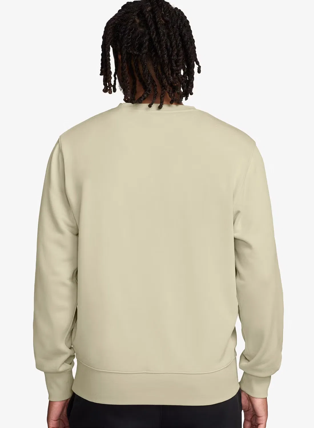 Свитшот с логотипом Club fleece Nike, светло-хаки — фото 2