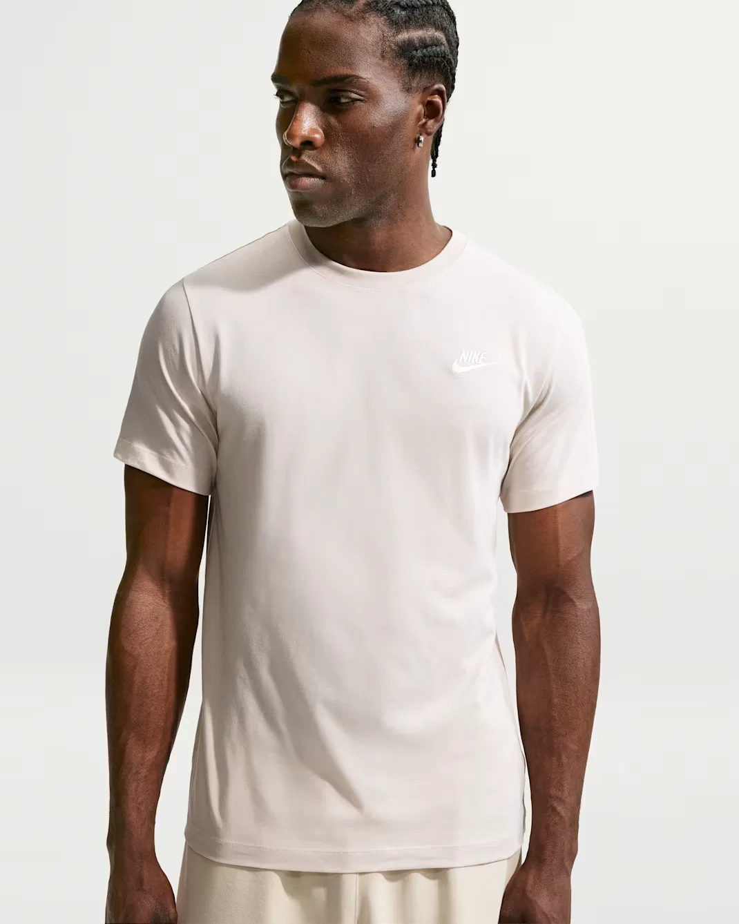 Мужская футболка Nike Sportswear Club, Light Orewood Brown