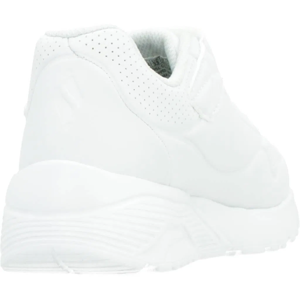 Детские кроссовки из эко-кожи Skechers Uno Lite, Weiß — фото 3