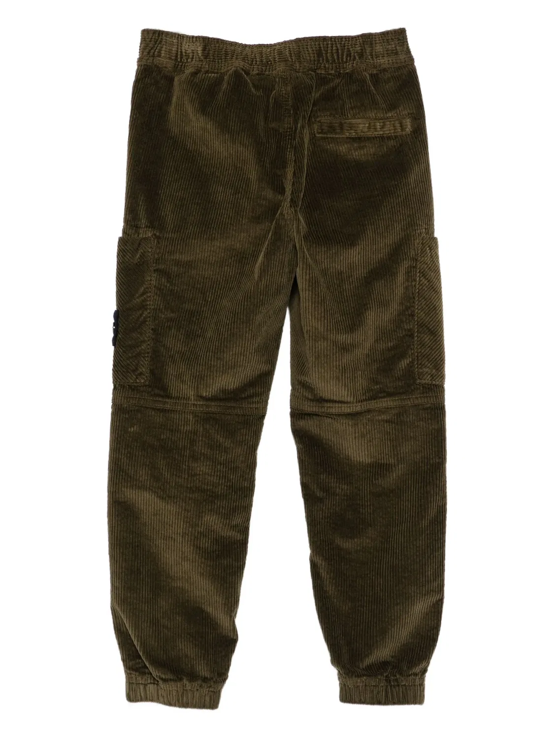 Штаны-карго из кордюра Stone Island, оливковый — фото 2