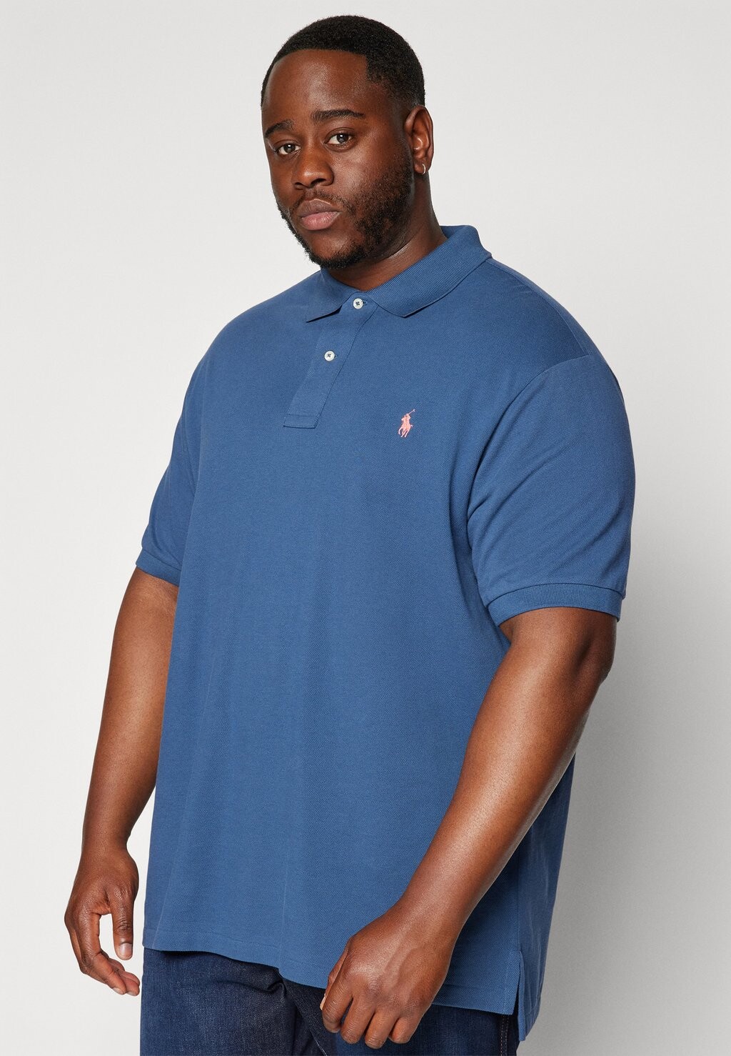 

Рубашка поло THE ICONIC MESH POLO SHIRT Ralph Lauren, темно-синий