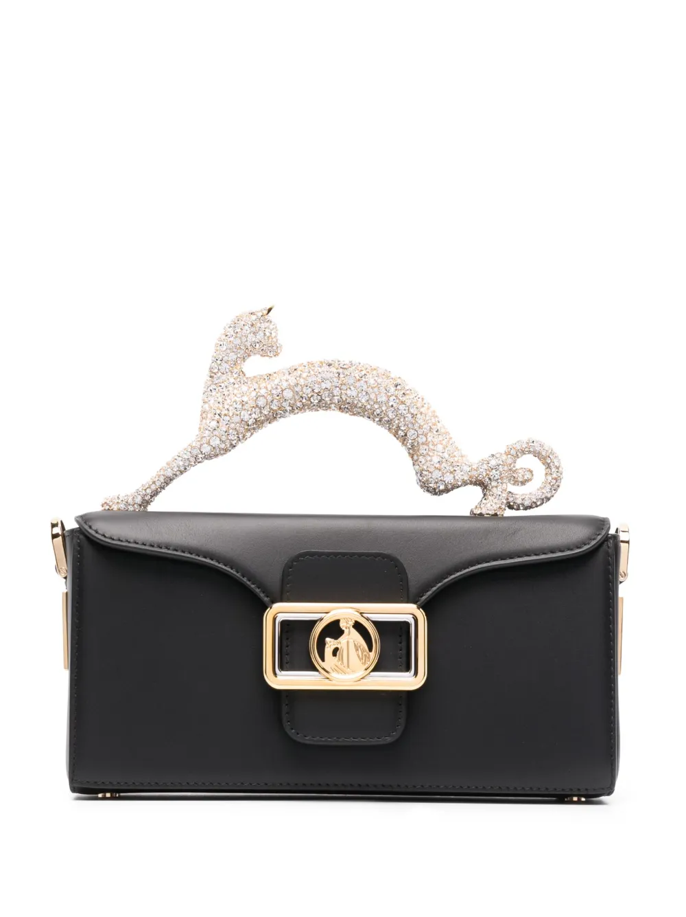 

Сумка на плечо со стразами Lanvin, черный