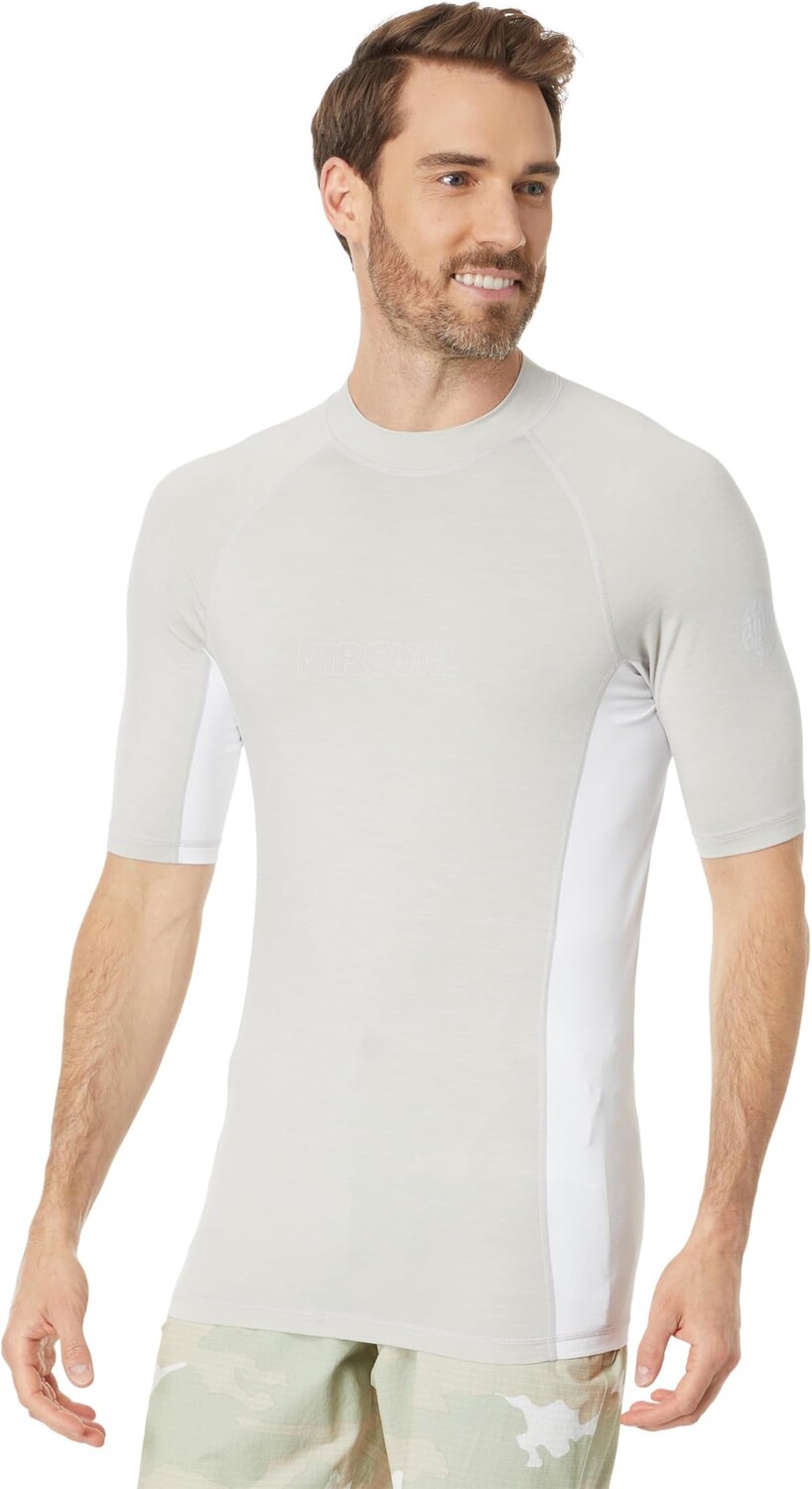 

Плавки Rip Curl Dawn Patrol UPF Perfomance Short Sleeve Rashguard, цвет Snow Marle