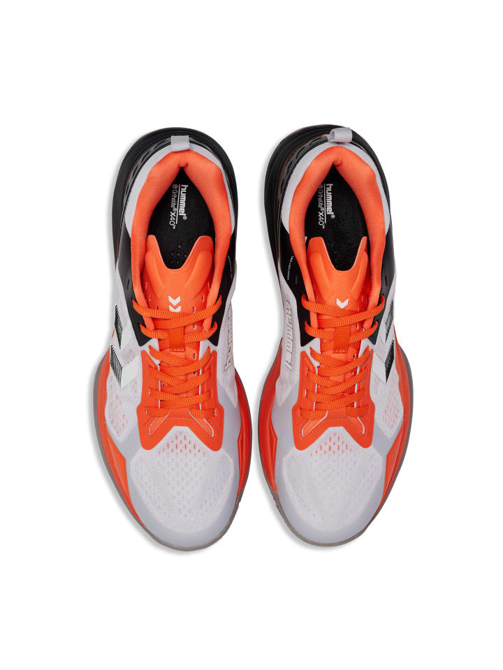 Hummel Кроссовки для гандбола HB Powerstrike для взрослых, черные/оранжевые — фото 3