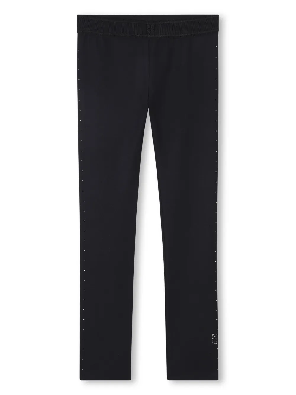 

Леггинсы со стразами Givenchy Kids, черный