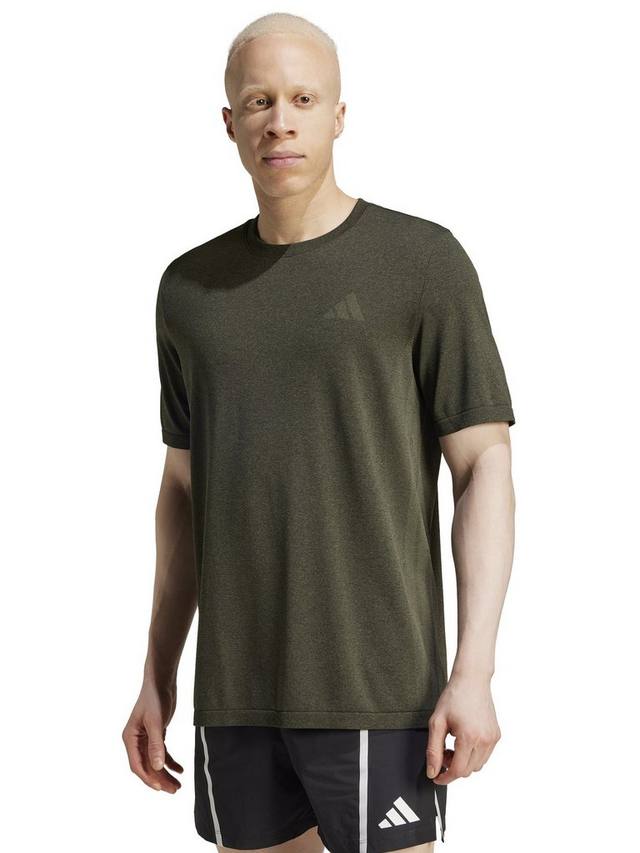 

Футболка train essentials structure adidas, цвет Olive Strat/Grey