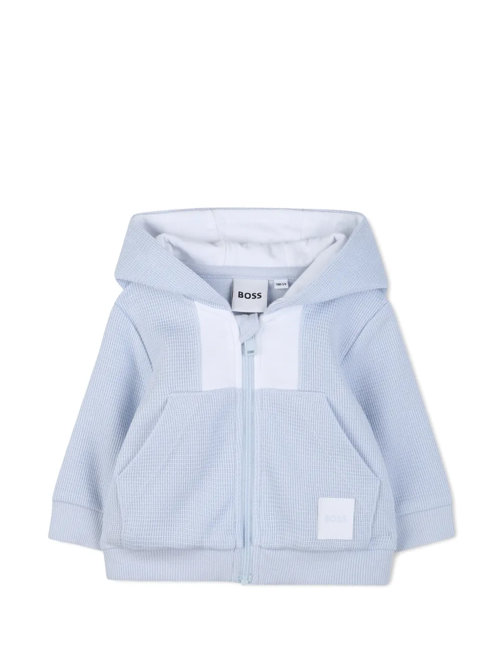 Спортивные брюки в рубчик Boss Kidswear, синий — фото 3