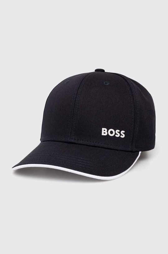 

Хлопковая бейсболка Boss Green, темно-синий