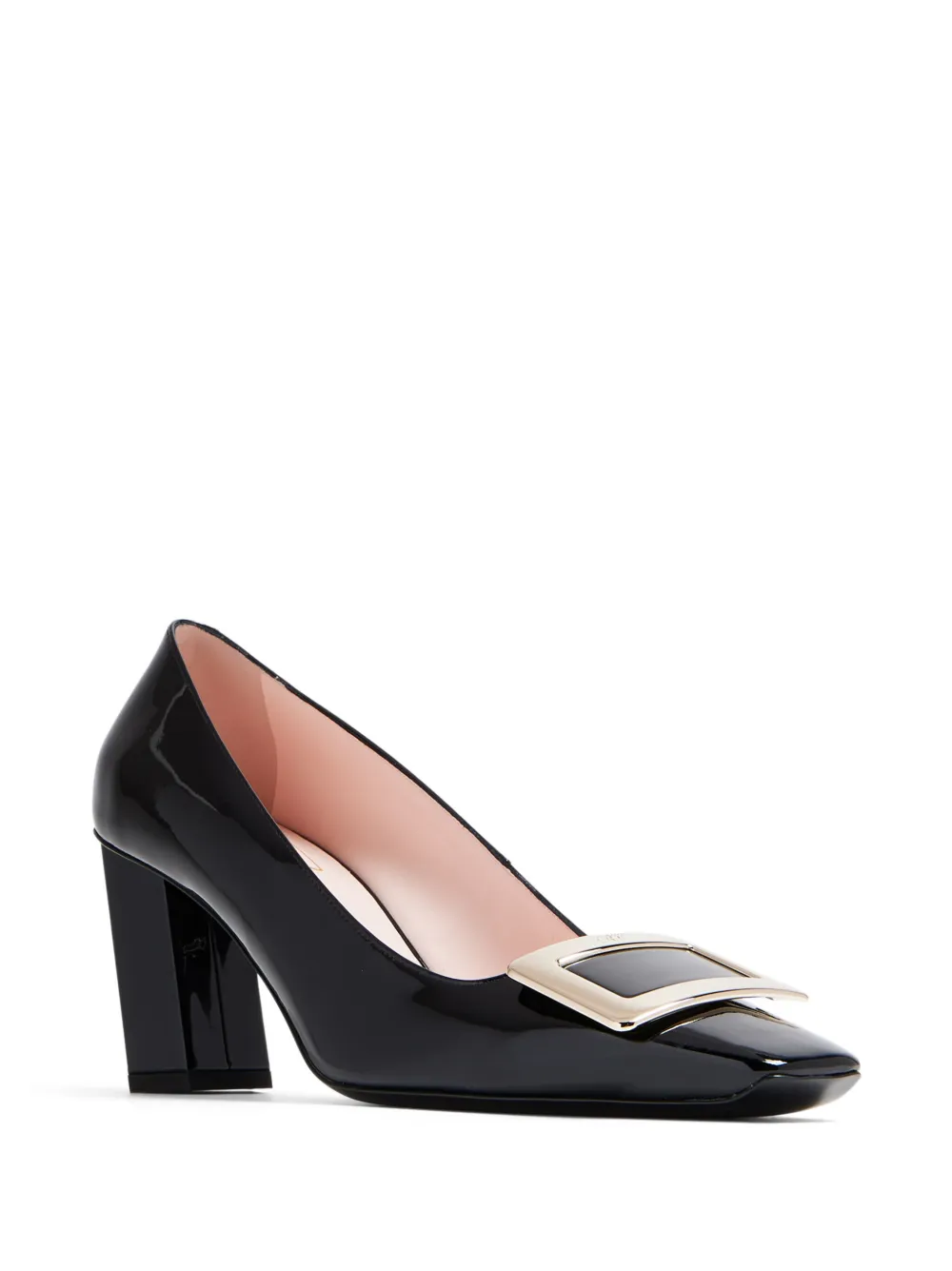 Туфли Belle 75 с квадратным носком Roger Vivier, черный — фото 2