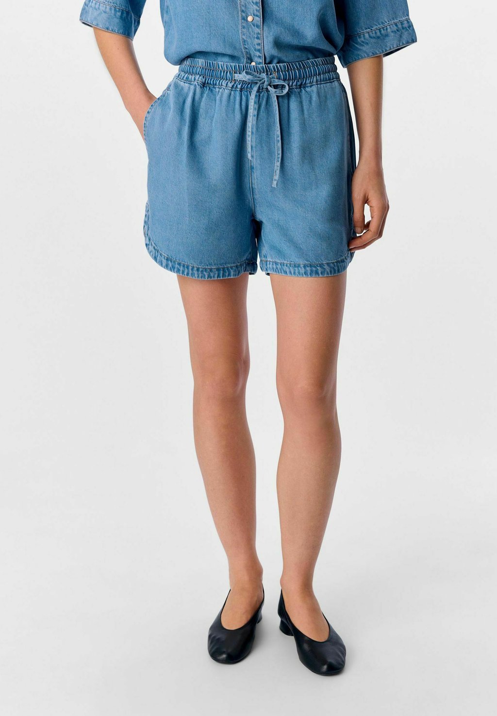 

Джинсовые шорты Object, цвет Light Blue Denim
