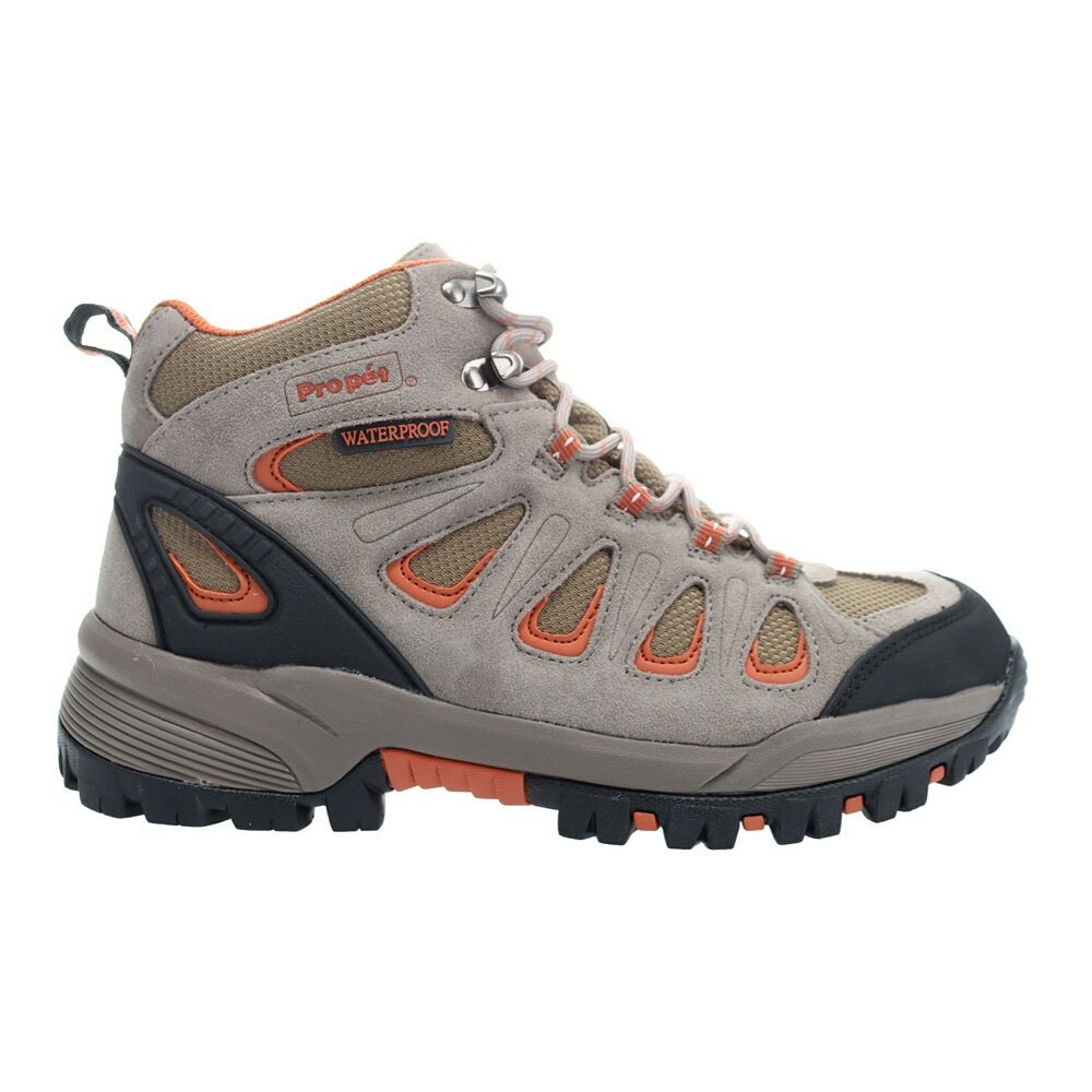 Мужские водонепроницаемые походные ботинки Propet Ridge Walker, цвет Gunsmoke Orange — фото 2
