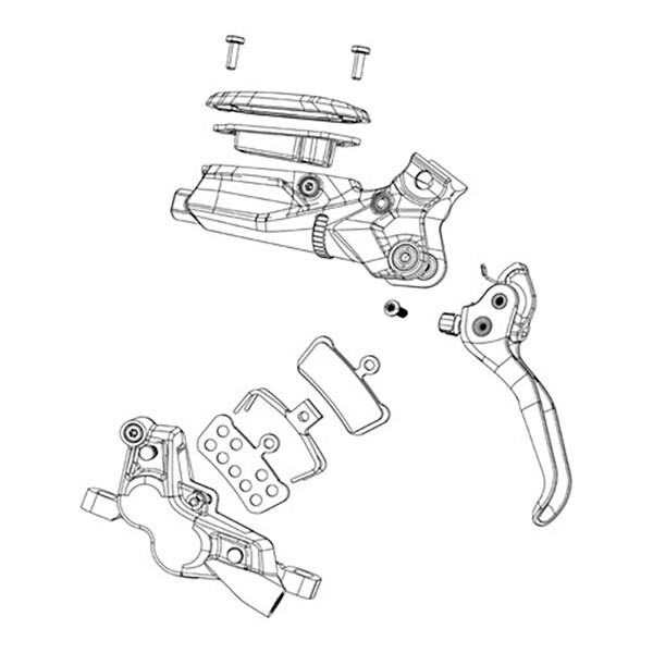 

Тормоза Sram Apex Hydraulic Post Mount disc caliper
