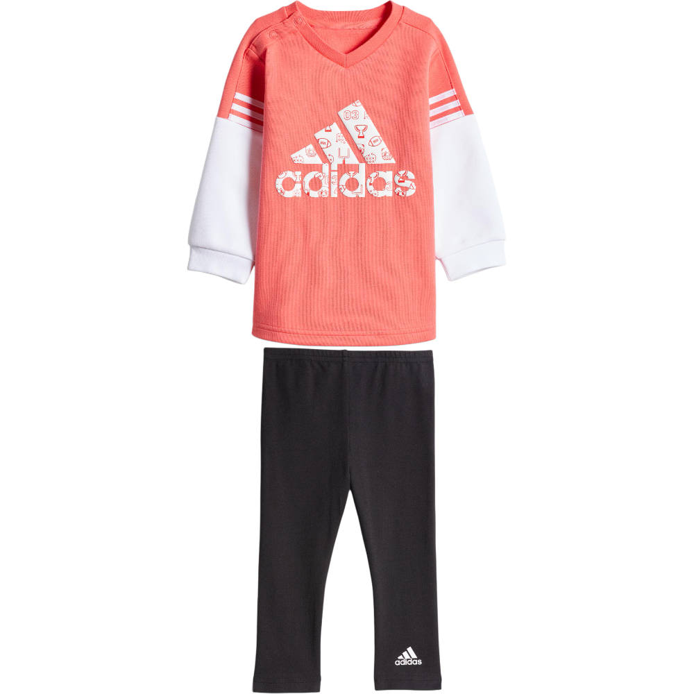 

Adidas Повседневная спортивная одежда Pink White/Black для младенцев и малышей