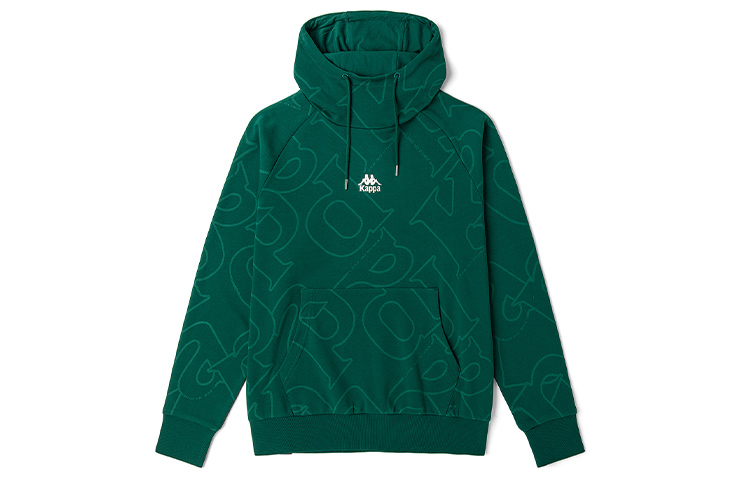 

Худи унисекс для весны и осени Kappa, зеленый