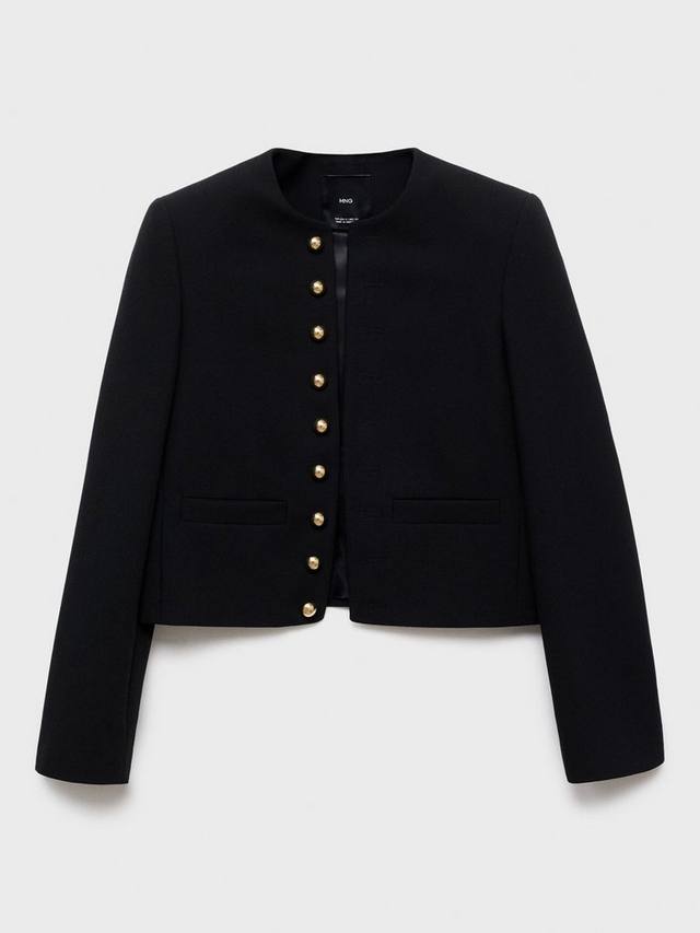 

Куртка с декоративными пуговицами Grace Mango, Black