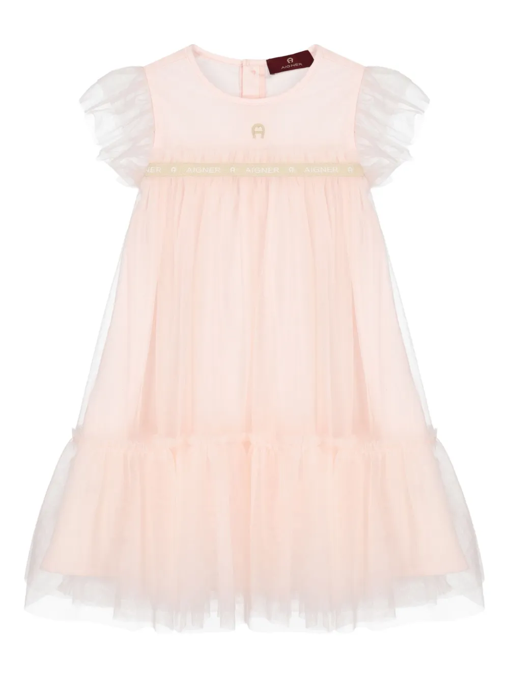

Платье из тюля Aigner Kids, розовый