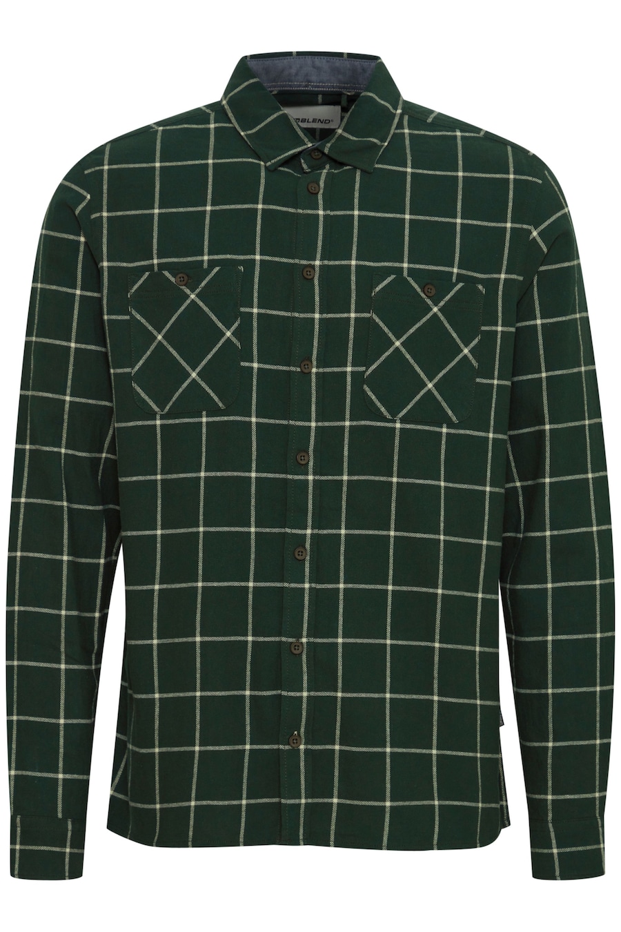 

Рубашка на пуговицах классического кроя BLEND, зеленый