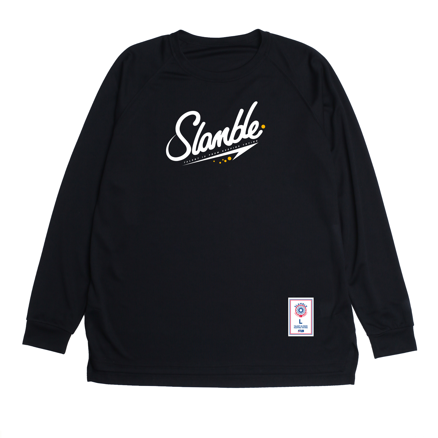 

Длинный рукав Футболка Unisex Slamble, Темно-синий