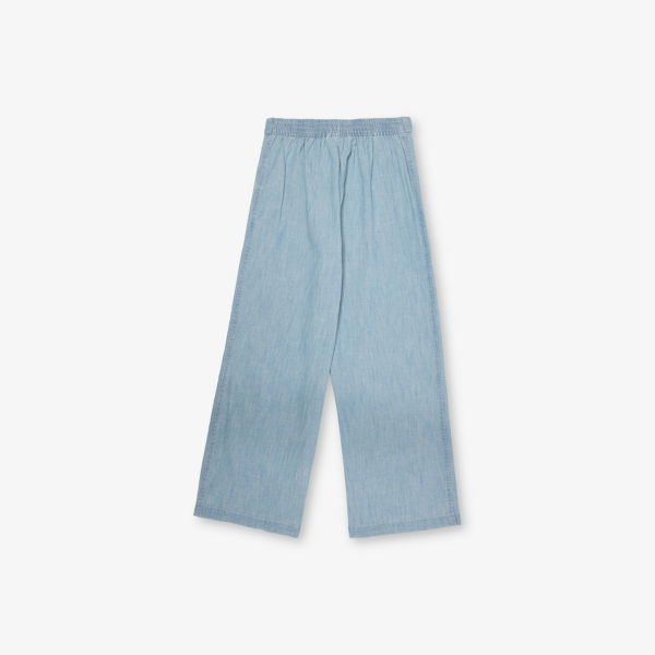 

Широкие джинсы из потертого шамбрея 7-14 лет Polo Ralph Lauren, цвет new medium wash