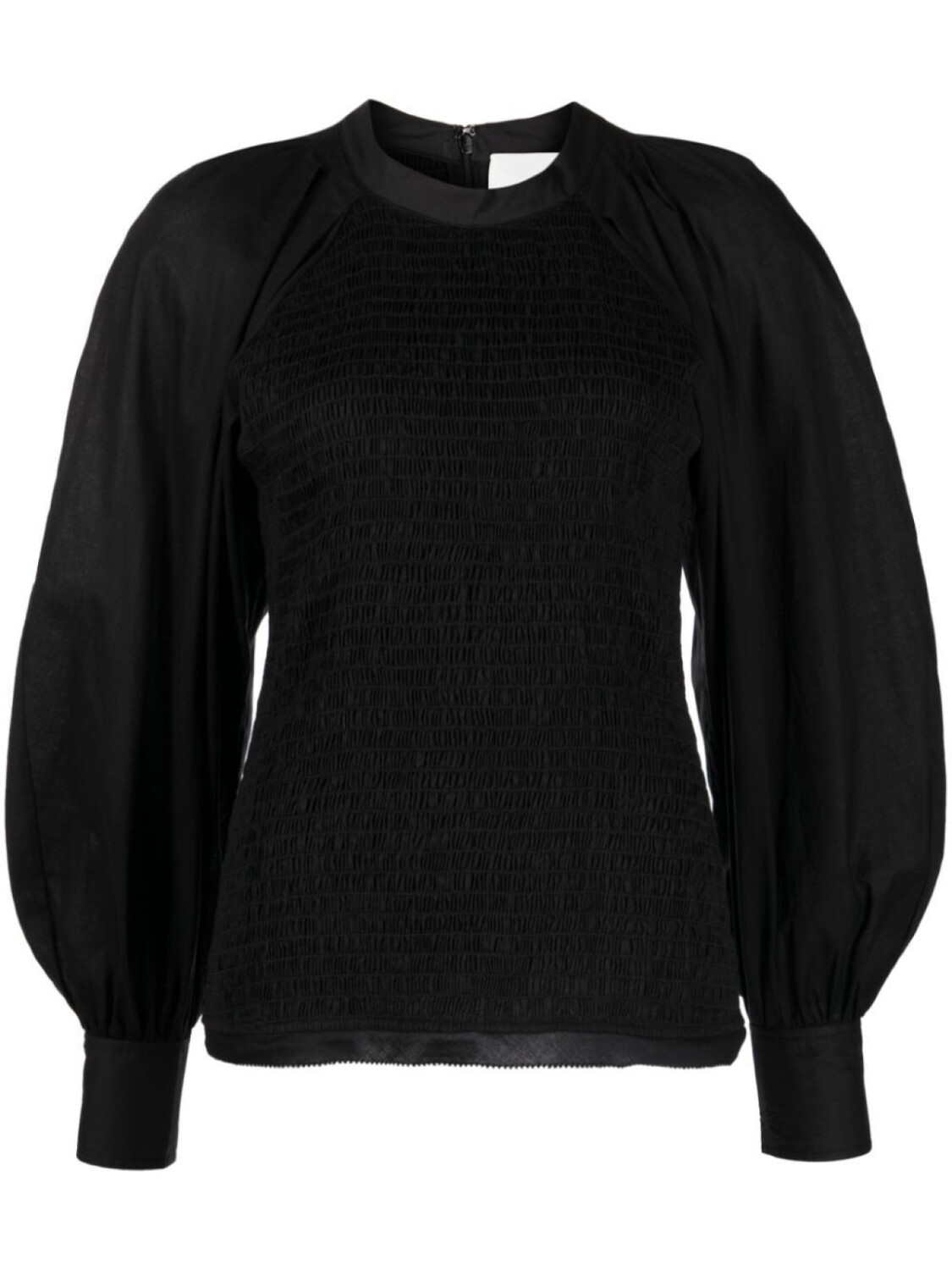 

3.1 Phillip Lim плиссированная блузка с объемными рукавами, черный