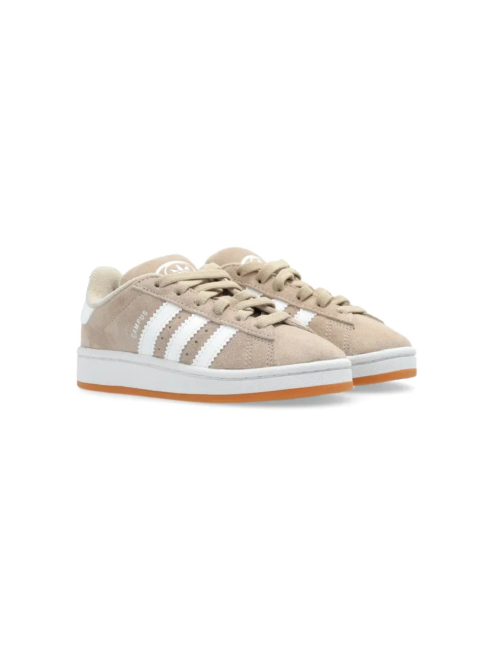 Замшевые кроссовки Campus 00-х Adidas Kids, нейтральный