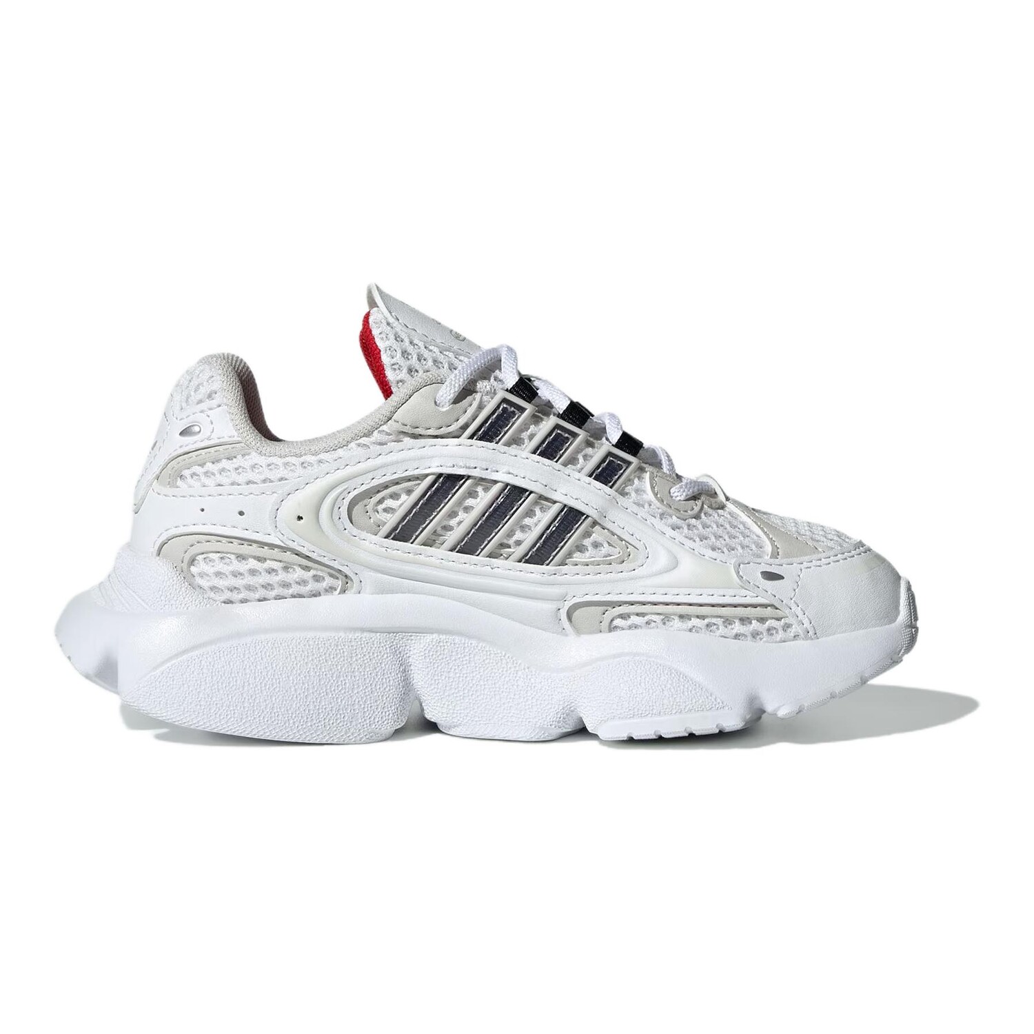 Кроссовки adidas originals Ozmillen Kids Lifestyle Shoes Kids Low-top Grey/white, серый/черный/кремовый — фото 2