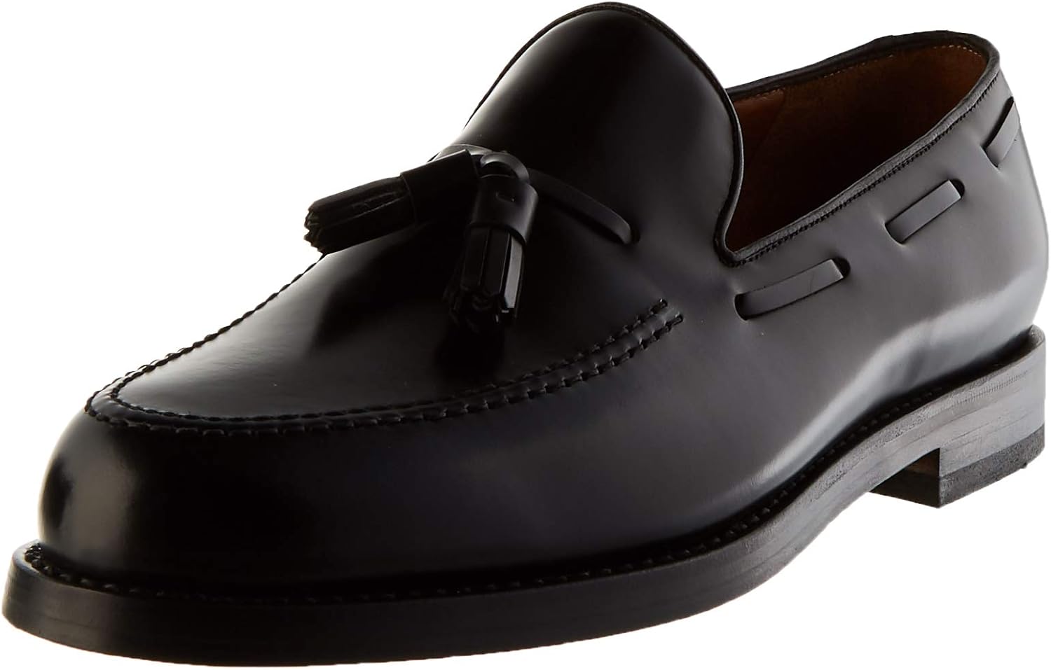 

Мужские лоферы Lottusse L3087 с кисточками, черный