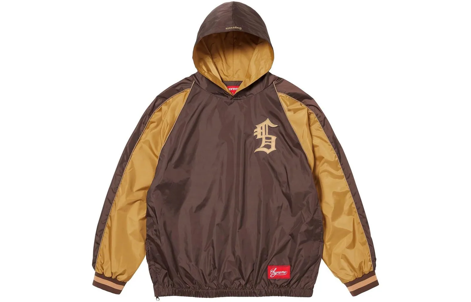 Толстовка с капюшоном для разминки Supreme, морской синий/темно-синий — фото 2