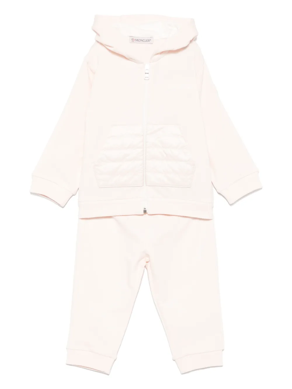 

Спортивный костюм с капюшоном Moncler Enfant, розовый