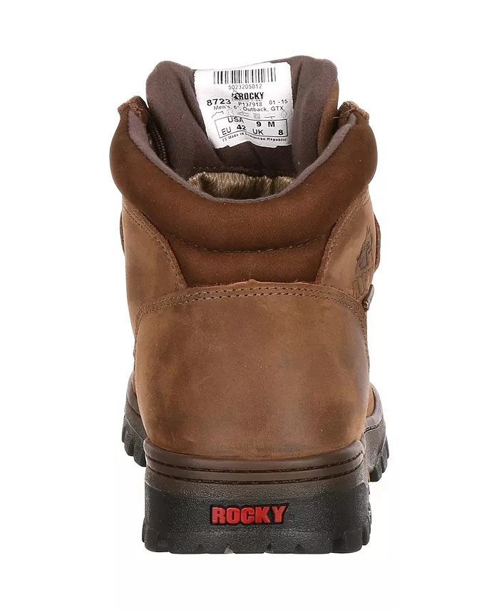 Мужские ботинки Outback GORE-TEX Waterproof для пеших прогулок Rocky, коричневый — фото 4