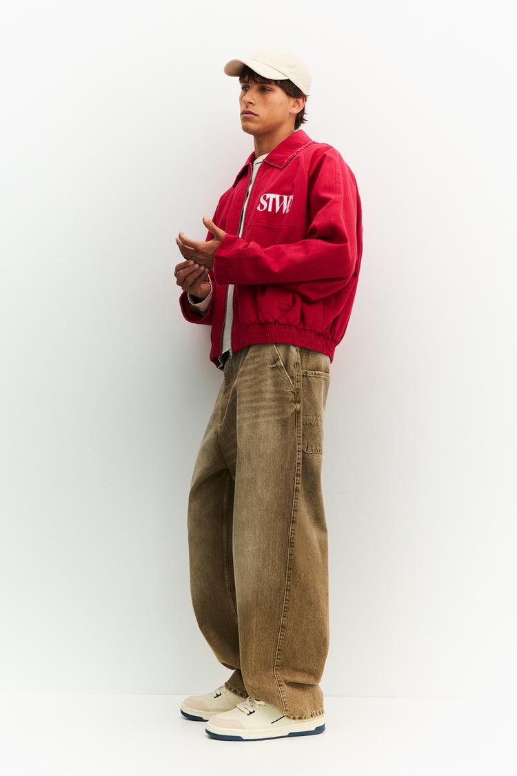 

Коричневые джинсы-скейтеры Pull And Bear, коричневый