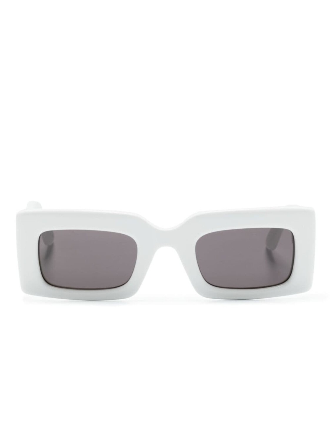 

Alexander McQueen Eyewear солнцезащитные очки в прямоугольной оправе, белый