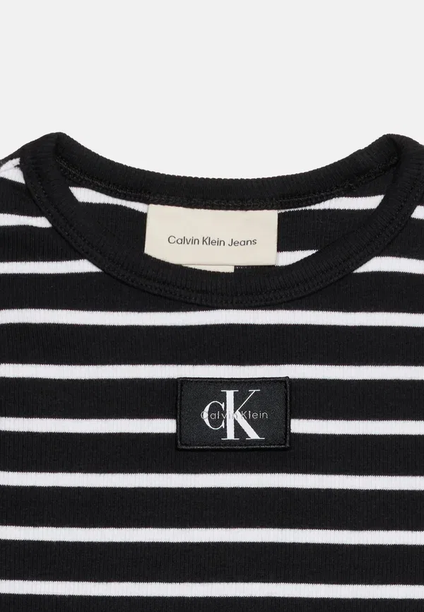 Платье-джерси мини-танк Calvin Klein Jeans, черный — фото 4