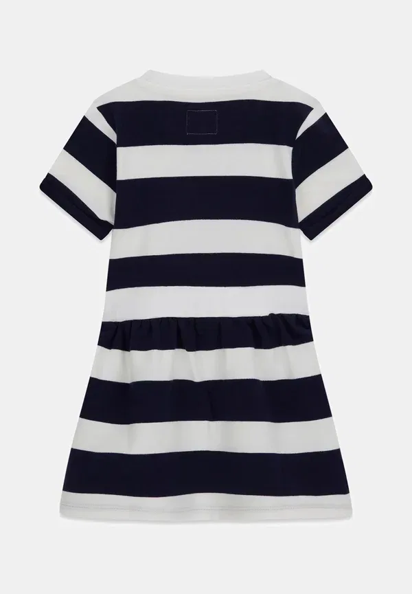 Платье джерси Junior ss french terry dress Guess, светло-голубое и белое — фото 4