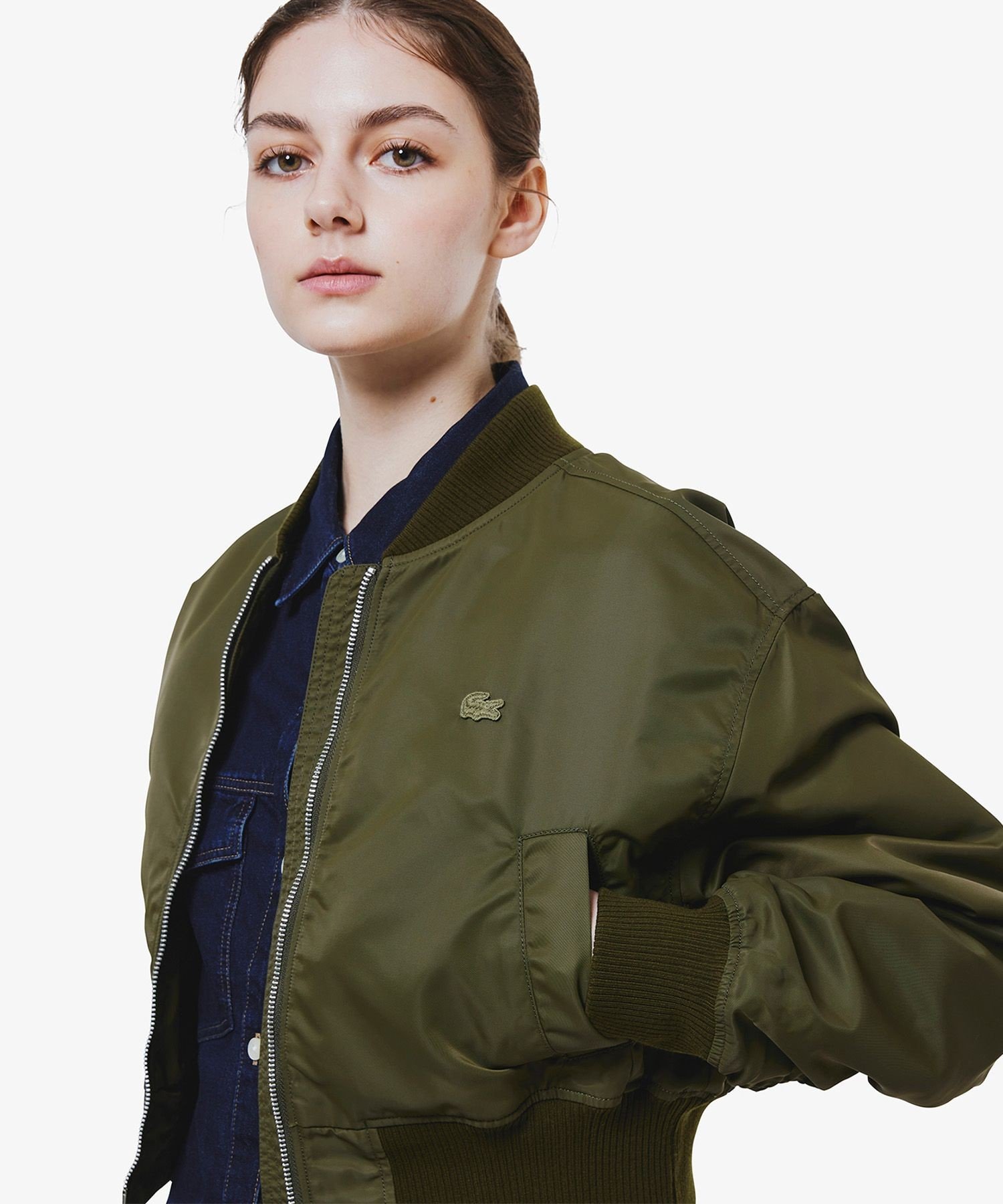 Куртка LACOSTE MA-1 Olive — фото 2