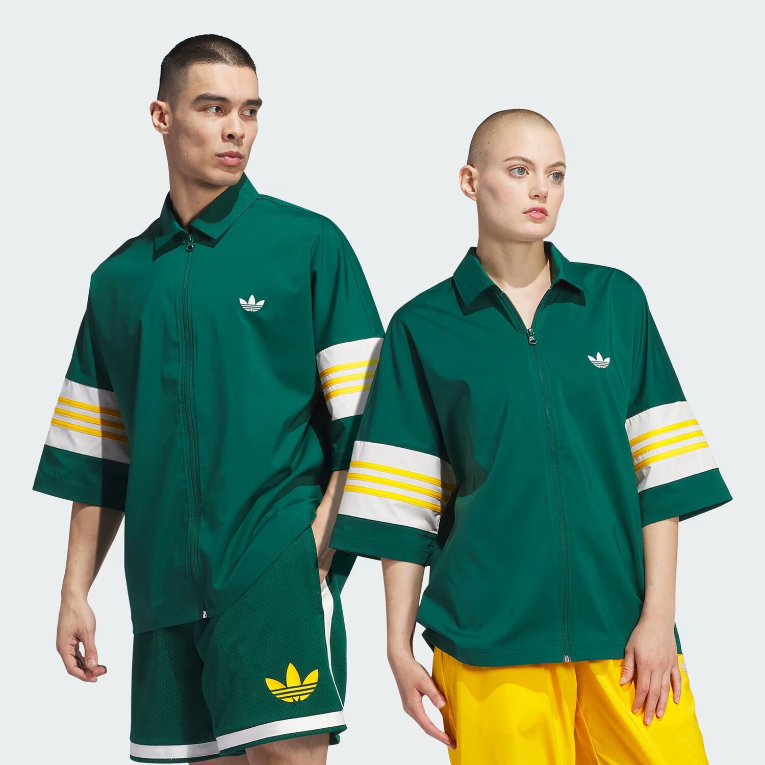 

Стреляющий топ (гендерно-нейтральный) Adidas, цвет Collegiate Green