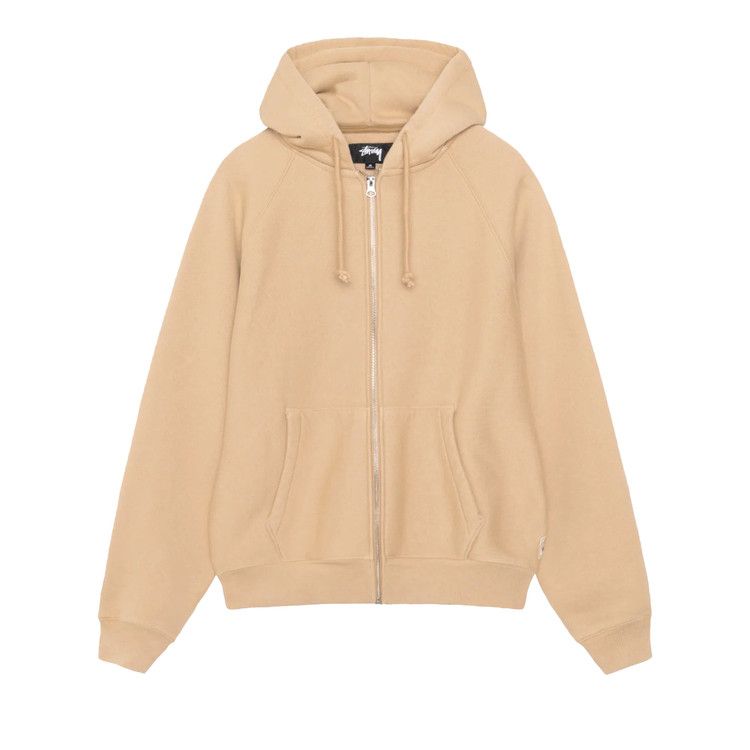 

Худи Stussy Relaxed Zip Hoodie, Khaki