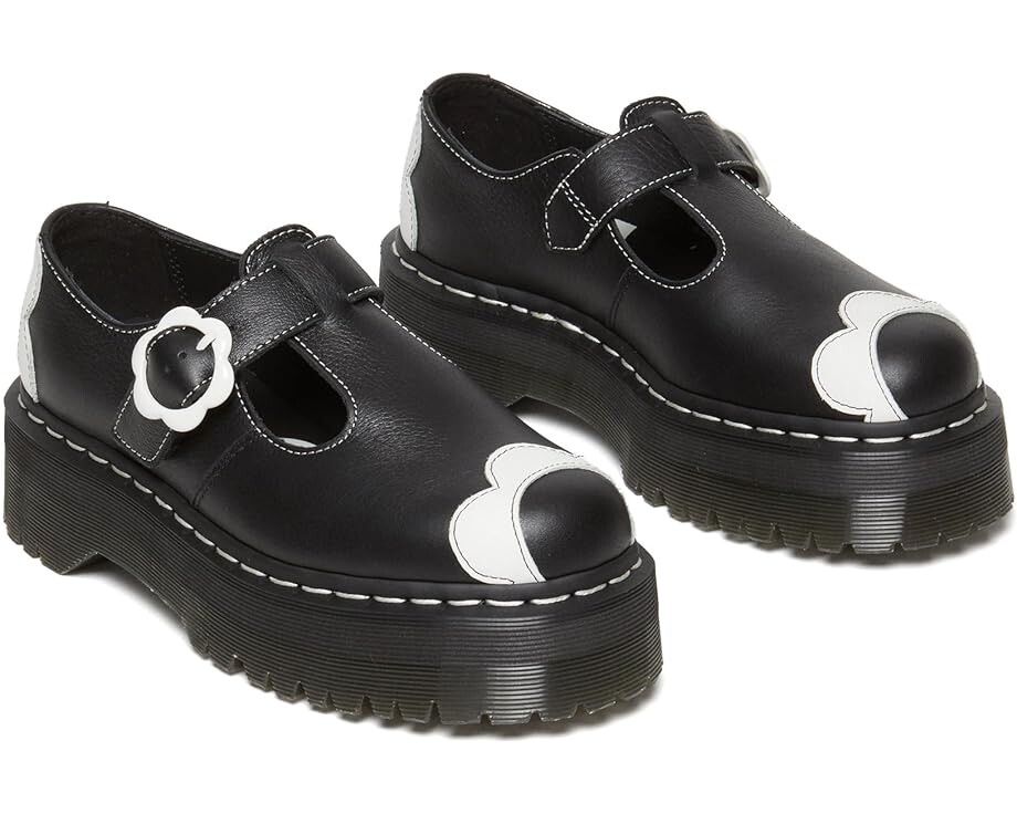 

Туфли на плоской подошве Dr. Martens Bethan, черный/белый