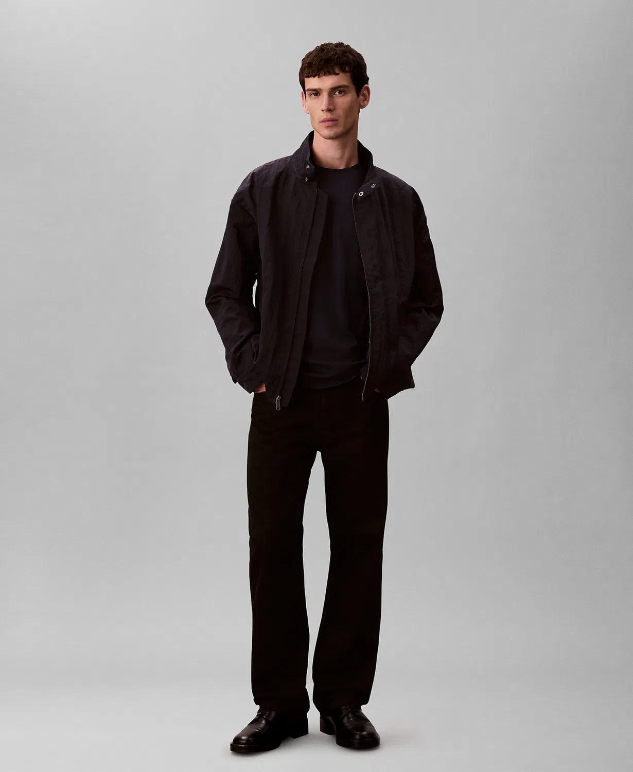Куртка Calvin Klein межсезонья синего цвета