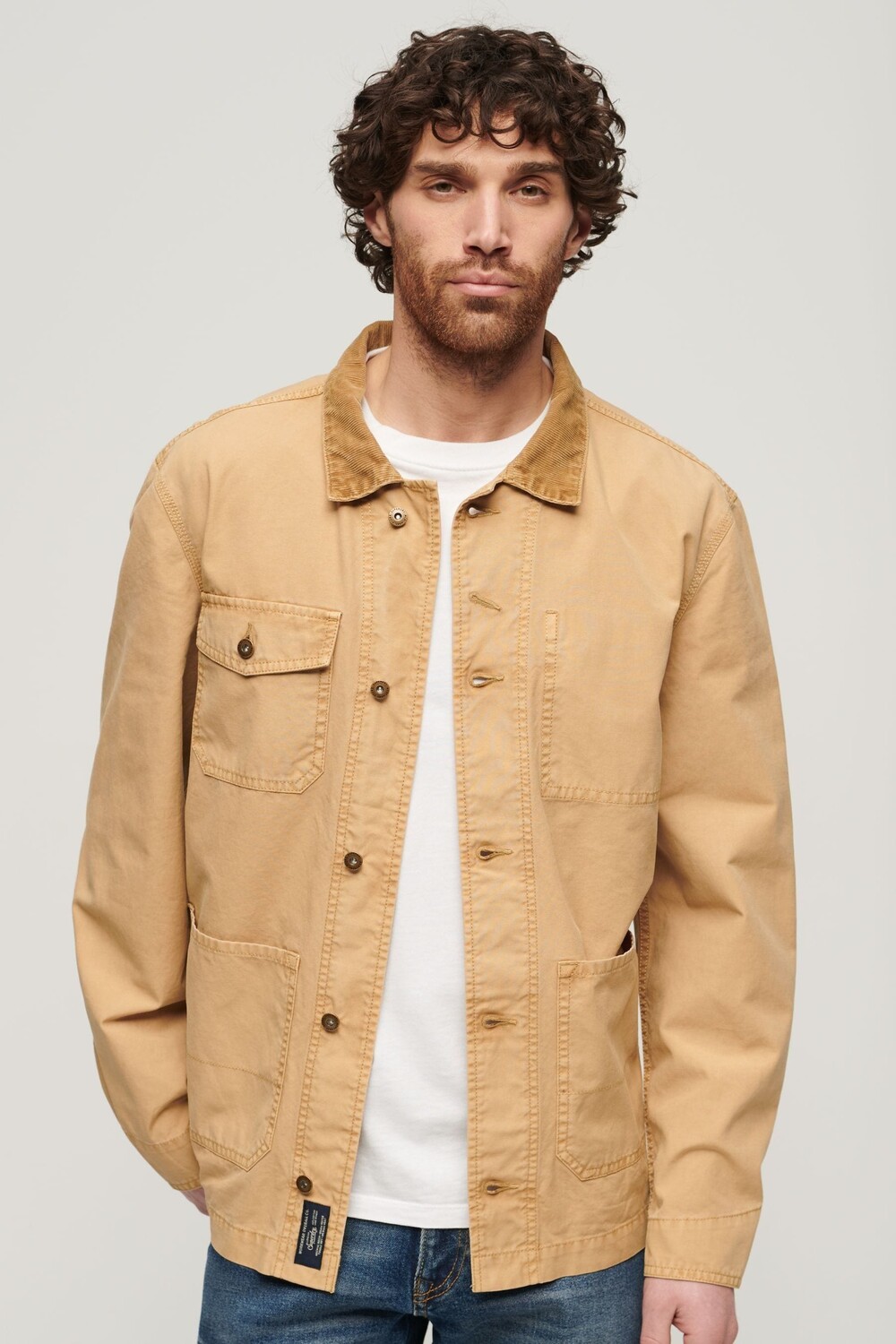 

Рабочая куртка из хлопка Merchant Superdry, коричневый