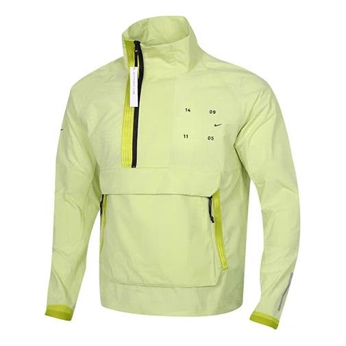 

Куртка sportwear tech pack woven tops jacket fluorescent green Nike, зеленый