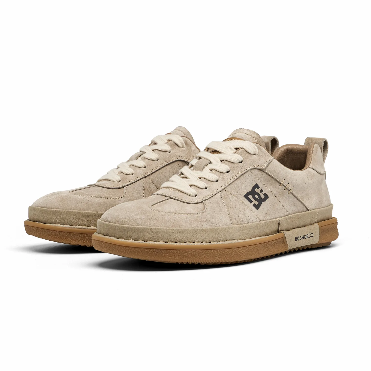 Кроссовки Axis Low Top для скейтбординга мужские DCSHOES, Light Sandy Peach Blossom Gray[Standard, True to Size, True to Size] — фото 4
