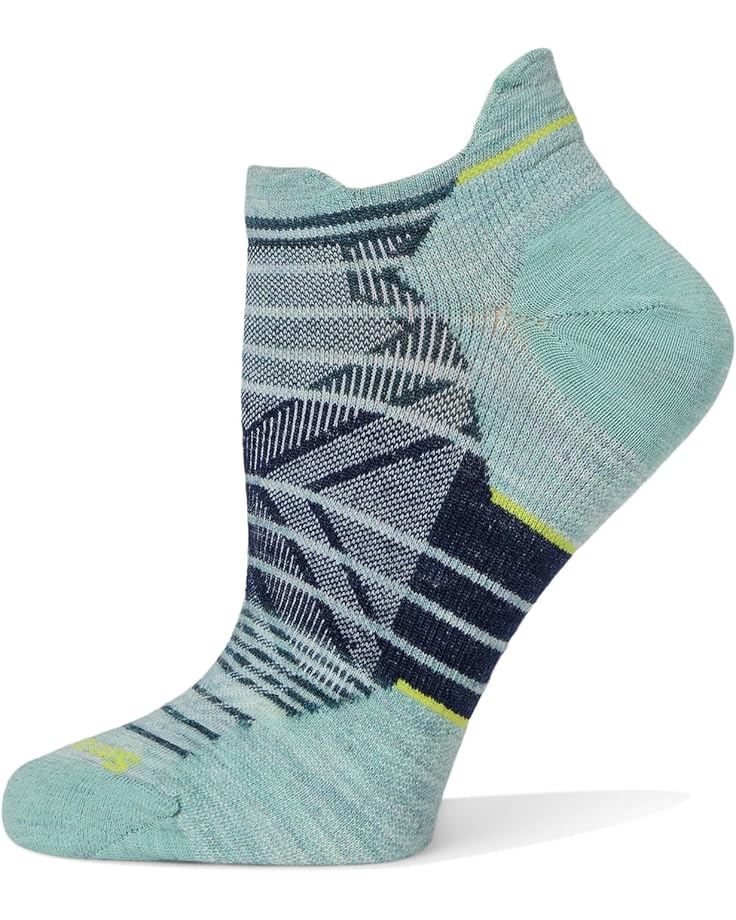 

Носки Smartwool Run Zero Cushion Stripe Low Ankle Socks, цвет Frosty Green