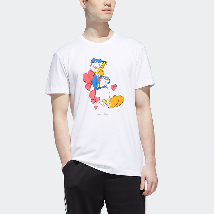 Adidas Neo Футболка Disney X мужская белая — фото 4