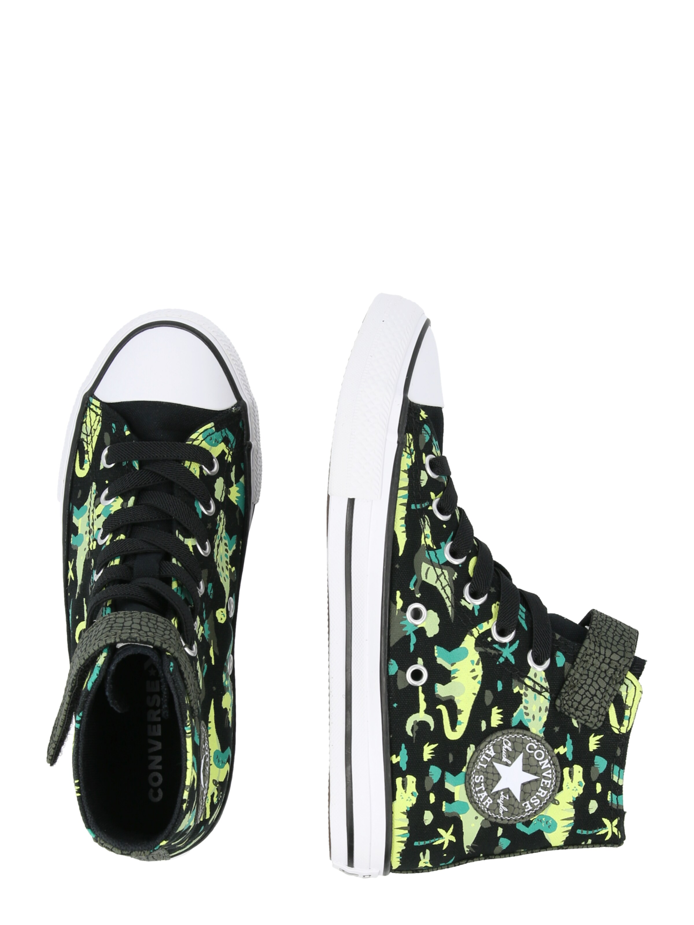 CONVERSE Кроссовки 'CHUCK TAYLOR ALL STAR DINOS' в черном цвете — фото 2