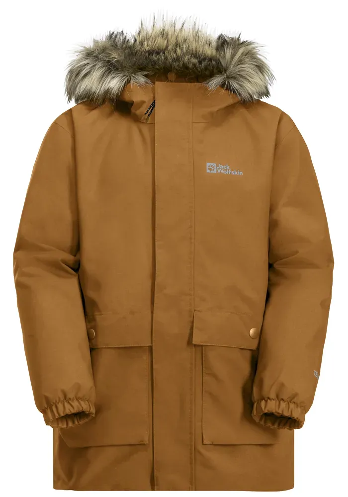 

Функциональная парка 3-в-1 Jack Wolfskin "COSY BEAR 3IN1 PARKA G", с капюшоном, цвет Autumn-Leaves